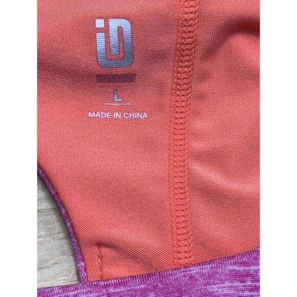 ID Ideology Sleeveless Workout Dress Big Jr/Girls L Pink Shock Heather Racerback - Picture 7 of 9